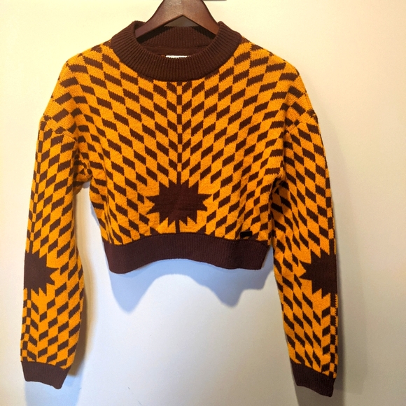 Noisy May cropped acrylic sweater, size small - Picture 6 of 6